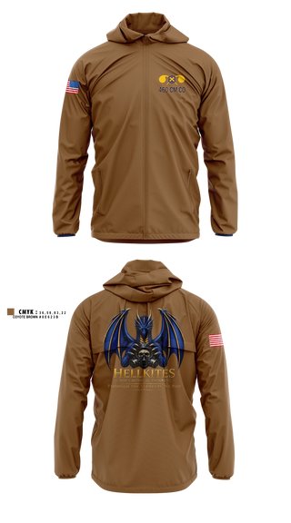 Windbreaker, 460 Chemical Company, National Guard, Teamtime, Team time, sublimation, custom sports apparel, team uniforms, spirit wear, spiritwear, sports uniforms, custom shirts, team store, custom team store, fundraiser sports, apparel fundraiser