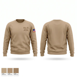 Crew Neck Sweatshirt, ISE 2-1 ADA, Army, Teamtime, Team time, sublimation, custom sports apparel, team uniforms, spirit wear, spiritwear, sports uniforms, custom shirts, team store, custom team store, fundraiser sports, apparel fundraiser