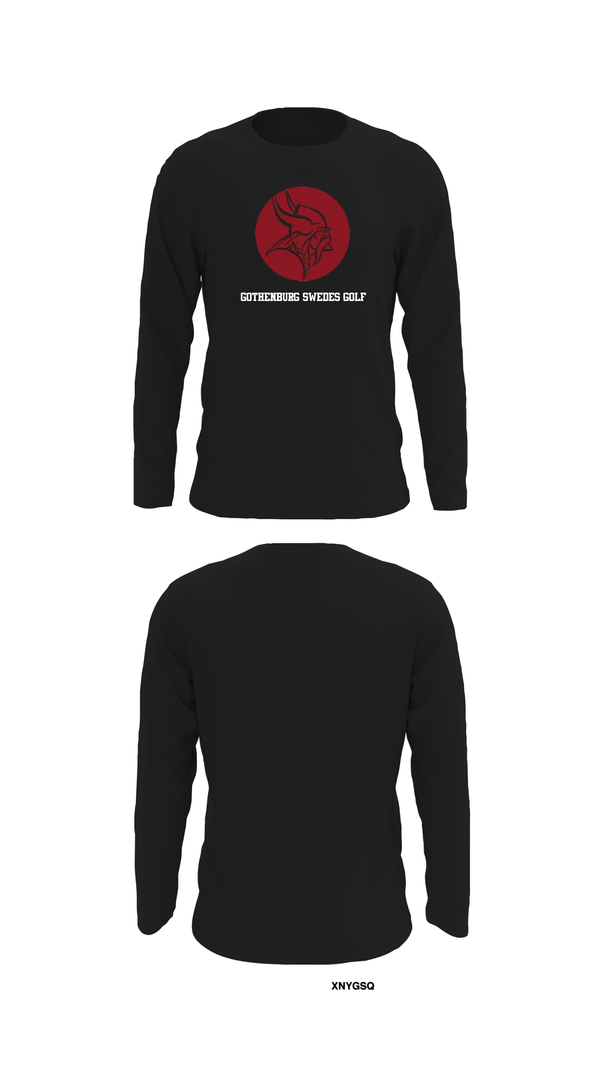 Long Sleeve Performance Shirt, Gothenburg Swedes Golf, Golf, Teamtime, Team time, sublimation, custom sports apparel, team uniforms, spirit wear, spiritwear, sports uniforms, custom shirts, team store, custom team store, fundraiser sports, apparel fundraiser