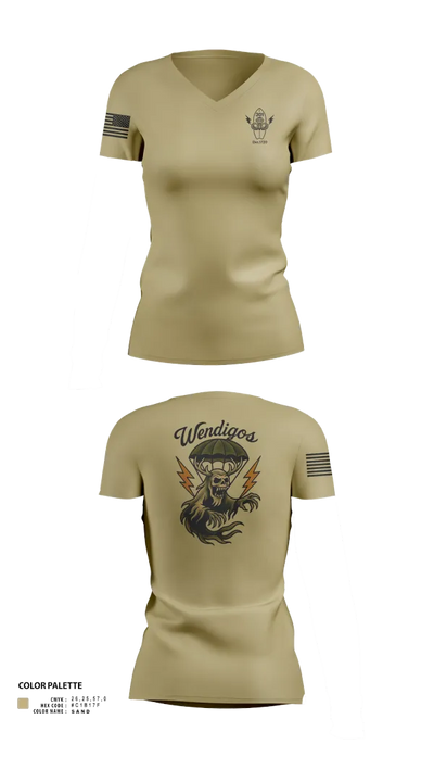 301 76362745 Women's Short Sleeve V-neck Shirt - 23