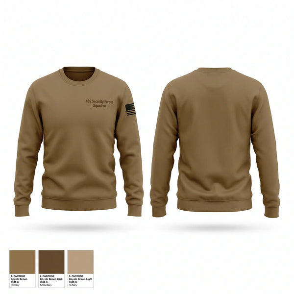 Crew Neck Sweatshirt, 482 Security Forces Squadron, Air Force, Teamtime, Team time, sublimation, custom sports apparel, team uniforms, spirit wear, spiritwear, sports uniforms, custom shirts, team store, custom team store, fundraiser sports, apparel fundraiser