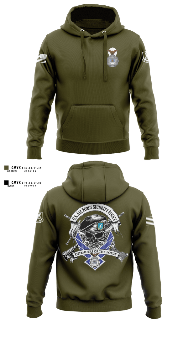 Hoodie, 101st security forces, Air Force, Teamtime, Team time, sublimation, custom sports apparel, team uniforms, spirit wear, spiritwear, sports uniforms, custom shirts, team store, custom team store, fundraiser sports, apparel fundraiser