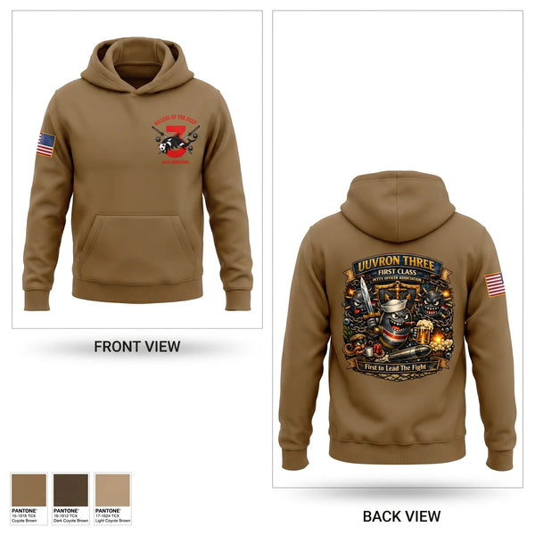 Hoodie, UUVRON THREE FCPOA, Navy, Teamtime, Team time, sublimation, custom sports apparel, team uniforms, spirit wear, spiritwear, sports uniforms, custom shirts, team store, custom team store, fundraiser sports, apparel fundraiser