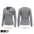 Hooker Women's Long Sleeve V-neck Shirt - 1