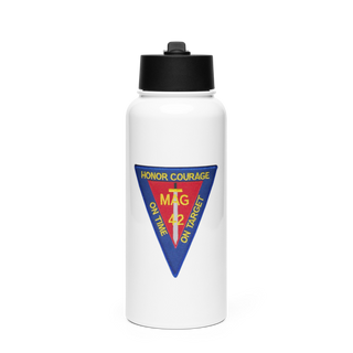 MAG-42 VMA-133 60916507 Stainless Steel Water Bottle with a Straw Lid