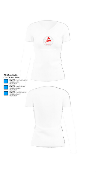 Womens Short Sleeve Vneck Shirt, Lake Shore High School Alumni Band, Spirit Store, Teamtime, Team time, sublimation, custom sports apparel, team uniforms, spirit wear, spiritwear, sports uniforms, custom shirts, team store, custom team store, fundraiser sports, apparel fundraiser
