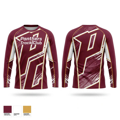 Panthers Track Club Long Sleeve Performance Shirt 1