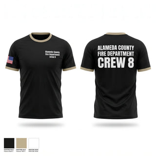 Short Sleeve Performance Shirt, Alameda County Fire Department Crew 8, Fire Department, Teamtime, Team time, sublimation, custom sports apparel, team uniforms, spirit wear, spiritwear, sports uniforms, custom shirts, team store, custom team store, fundraiser sports, apparel fundraiser