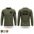 Muscogee Nation Police Tactical Medical team 86910263 Long Sleeve Performance Shirt - 1