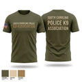 South Carolina Police K9 Association 6197242 Old School Cotton Feel Shirt - 1