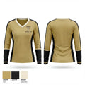Conroe Baseball Club 57324528 Women's Long Sleeve V-neck Shirt - 1