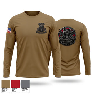 Long Sleeve Performance Shirt, Black Wolf Company, 3-67 AR, Army, Teamtime, Team time, sublimation, custom sports apparel, team uniforms, spirit wear, spiritwear, sports uniforms, custom shirts, team store, custom team store, fundraiser sports, apparel fundraiser