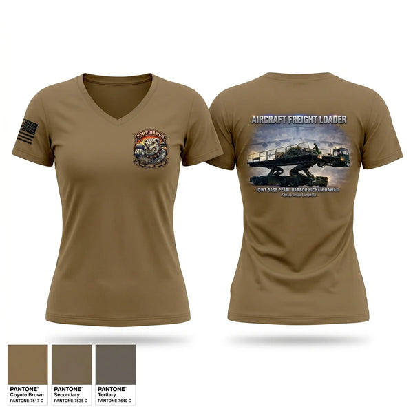 Womens Short Sleeve Vneck Shirt, 735th AMS, Air Force, Teamtime, Team time, sublimation, custom sports apparel, team uniforms, spirit wear, spiritwear, sports uniforms, custom shirts, team store, custom team store, fundraiser sports, apparel fundraiser