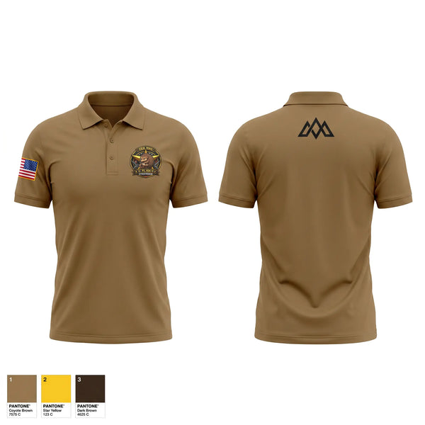 Short Sleeve Performance Polo, 336 RCS E flight, Air Force, Teamtime, Team time, sublimation, custom sports apparel, team uniforms, spirit wear, spiritwear, sports uniforms, custom shirts, team store, custom team store, fundraiser sports, apparel fundraiser