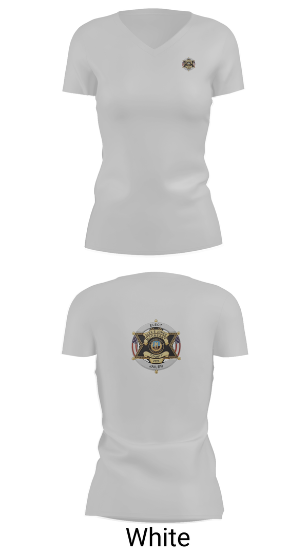 Womens Short Sleeve Vneck Shirt, Alex E. Jones for Jailer 2026, , Teamtime, Team time, sublimation, custom sports apparel, team uniforms, spirit wear, spiritwear, sports uniforms, custom shirts, team store, custom team store, fundraiser sports, apparel fundraiser