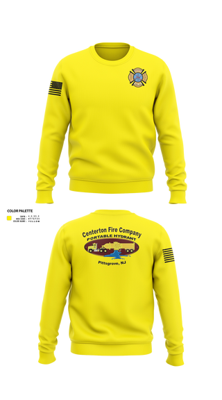 Crew Neck Sweatshirt, Centerton fire company, Fire Department, Teamtime, Team time, sublimation, custom sports apparel, team uniforms, spirit wear, spiritwear, sports uniforms, custom shirts, team store, custom team store, fundraiser sports, apparel fundraiser