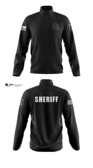 Fleece Jacket, Jefferson County Sheriff's Office, Police, Teamtime, Team time, sublimation, custom sports apparel, team uniforms, spirit wear, spiritwear, sports uniforms, custom shirts, team store, custom team store, fundraiser sports, apparel fundraiser