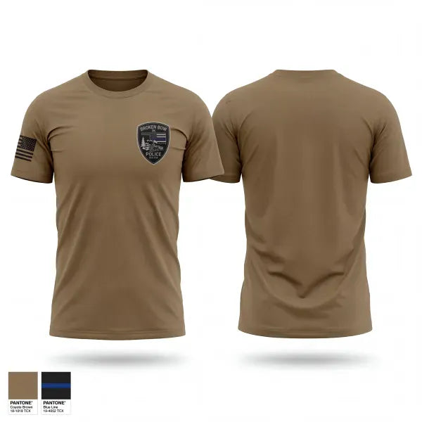 Broken Bow Police Department (Oklahoma) 94132959 Old School Cotton Feel Shirt - 1