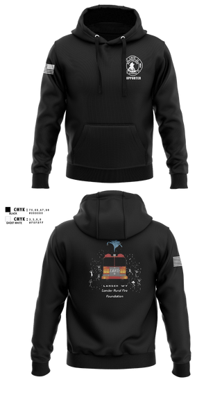 Hoodie, Lander rural fire, Fire Department, Teamtime, Team time, sublimation, custom sports apparel, team uniforms, spirit wear, spiritwear, sports uniforms, custom shirts, team store, custom team store, fundraiser sports, apparel fundraiser