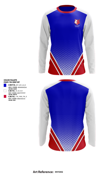 Long Sleeve Performance Shirt, Castleford High School Football, , Teamtime, Team time, sublimation, custom sports apparel, team uniforms, spirit wear, spiritwear, sports uniforms, custom shirts, team store, custom team store, fundraiser sports, apparel fundraiser