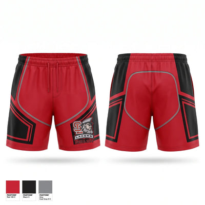 Spring Lake HS Boys Swimming/ Diving Team Athletic Shorts With Pockets - 4