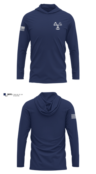 Long Sleeve Hooded Sun Shirt, NCR STC, Police, Teamtime, Team time, sublimation, custom sports apparel, team uniforms, spirit wear, spiritwear, sports uniforms, custom shirts, team store, custom team store, fundraiser sports, apparel fundraiser