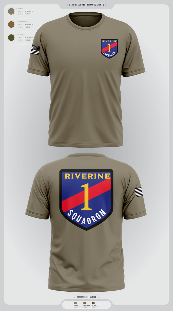 Old School Cotton Feel Shirt, Riverine Squadron One, , Teamtime, Team time, sublimation, custom sports apparel, team uniforms, spirit wear, spiritwear, sports uniforms, custom shirts, team store, custom team store, fundraiser sports, apparel fundraiser
