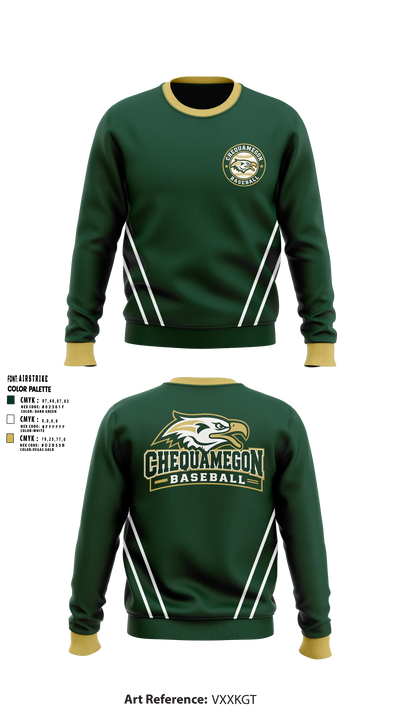Chequamegon Baseball Crew Neck Sweatshirt - 5