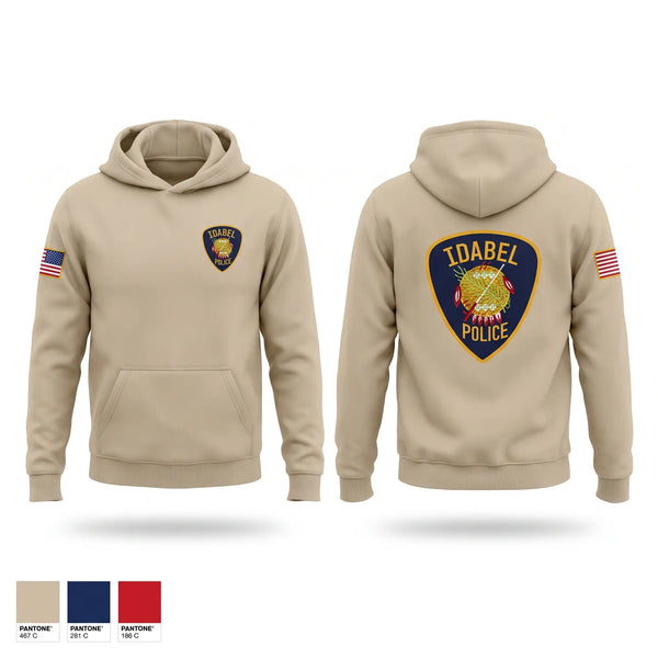 Hoodie, Idabel police, Police, Teamtime, Team time, sublimation, custom sports apparel, team uniforms, spirit wear, spiritwear, sports uniforms, custom shirts, team store, custom team store, fundraiser sports, apparel fundraiser