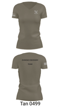 Federal Bureau of Prisons Evidence Recovery Team 83408310 Women's Short Sleeve V-neck Shirt - 6