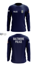 Baltimore Police Department 87844161 Long Sleeve Performance Shirt 106