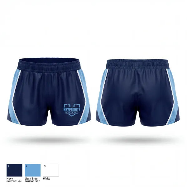 Womens Shorts, Kryptonite 8U (Burns, TN), Softball, Teamtime, Team time, sublimation, custom sports apparel, team uniforms, spirit wear, spiritwear, sports uniforms, custom shirts, team store, custom team store, fundraiser sports, apparel fundraiser
