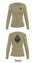 Clinton County SOT 49271130 Women's Long Sleeve V-neck Shirt - 92