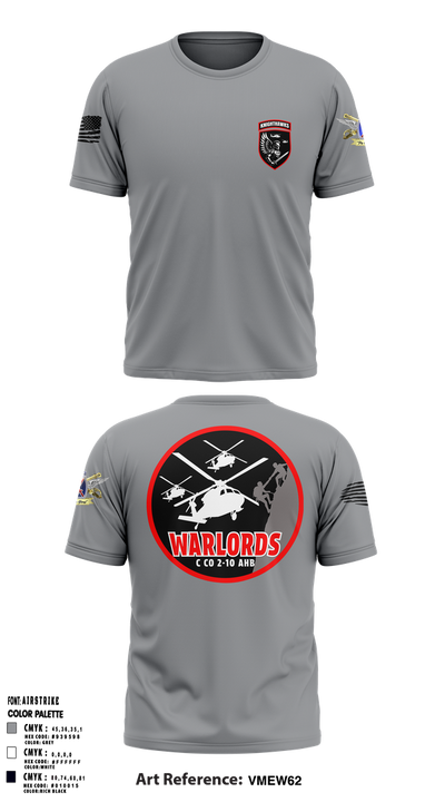 2-10 AHB Knighthawks 14380811 Short Sleeve Performance Shirt - 14
