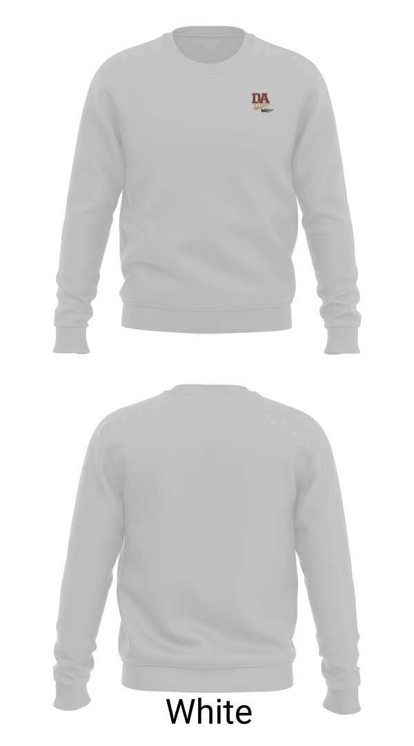 Crew Neck Sweatshirt, De Anza High School, Spirit Store, Teamtime, Team time, sublimation, custom sports apparel, team uniforms, spirit wear, spiritwear, sports uniforms, custom shirts, team store, custom team store, fundraiser sports, apparel fundraiser