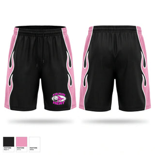 Athletic Shorts With Pockets, Kajun Heat, Women's Volleyball, Teamtime, Team time, sublimation, custom sports apparel, team uniforms, spirit wear, spiritwear, sports uniforms, custom shirts, team store, custom team store, fundraiser sports, apparel fundraiser