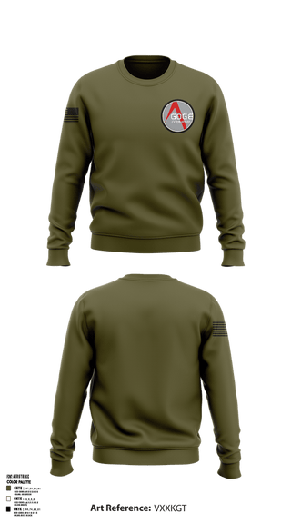 Crew Neck Sweatshirt, Agoge Combatives, , Teamtime, Team time, sublimation, custom sports apparel, team uniforms, spirit wear, spiritwear, sports uniforms, custom shirts, team store, custom team store, fundraiser sports, apparel fundraiser