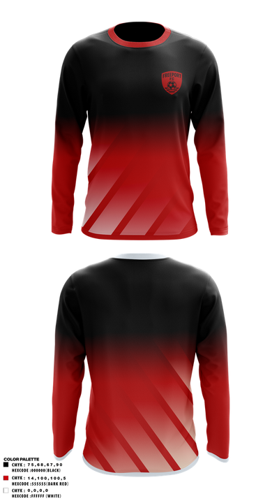 Freeport FC 77823295 Long Sleeve Performance Shirt 1