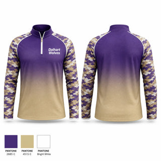 Quarter Zip Jacket, Dalhart Wolves, Baseball, Teamtime, Team time, sublimation, custom sports apparel, team uniforms, spirit wear, spiritwear, sports uniforms, custom shirts, team store, custom team store, fundraiser sports, apparel fundraiser