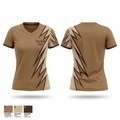 Cowboy Cafe 78905269 Women's Short Sleeve V-neck Shirt - 1