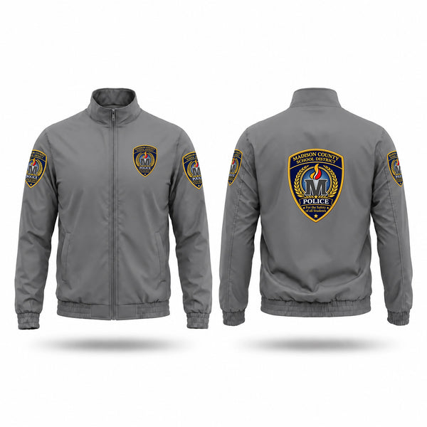 Windbreaker, Madison County Schools Police Department, Police, Teamtime, Team time, sublimation, custom sports apparel, team uniforms, spirit wear, spiritwear, sports uniforms, custom shirts, team store, custom team store, fundraiser sports, apparel fundraiser