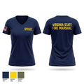 Virginia state fire marshal Women's Short Sleeve V-neck Shirt - 1