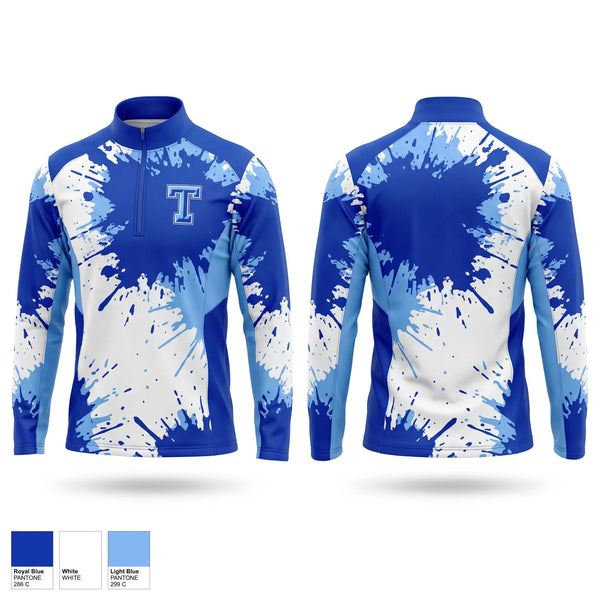 Quarter Zip Jacket, Tahoka, Women's Basketball, Teamtime, Team time, sublimation, custom sports apparel, team uniforms, spirit wear, spiritwear, sports uniforms, custom shirts, team store, custom team store, fundraiser sports, apparel fundraiser