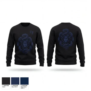 Crew Neck Sweatshirt, CF, Navy, Teamtime, Team time, sublimation, custom sports apparel, team uniforms, spirit wear, spiritwear, sports uniforms, custom shirts, team store, custom team store, fundraiser sports, apparel fundraiser