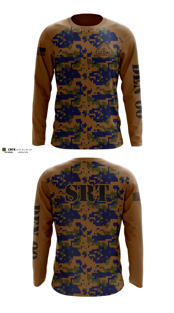 Long Sleeve Performance Shirt, Denver Special Response Team, Police, Teamtime, Team time, sublimation, custom sports apparel, team uniforms, spirit wear, spiritwear, sports uniforms, custom shirts, team store, custom team store, fundraiser sports, apparel fundraiser