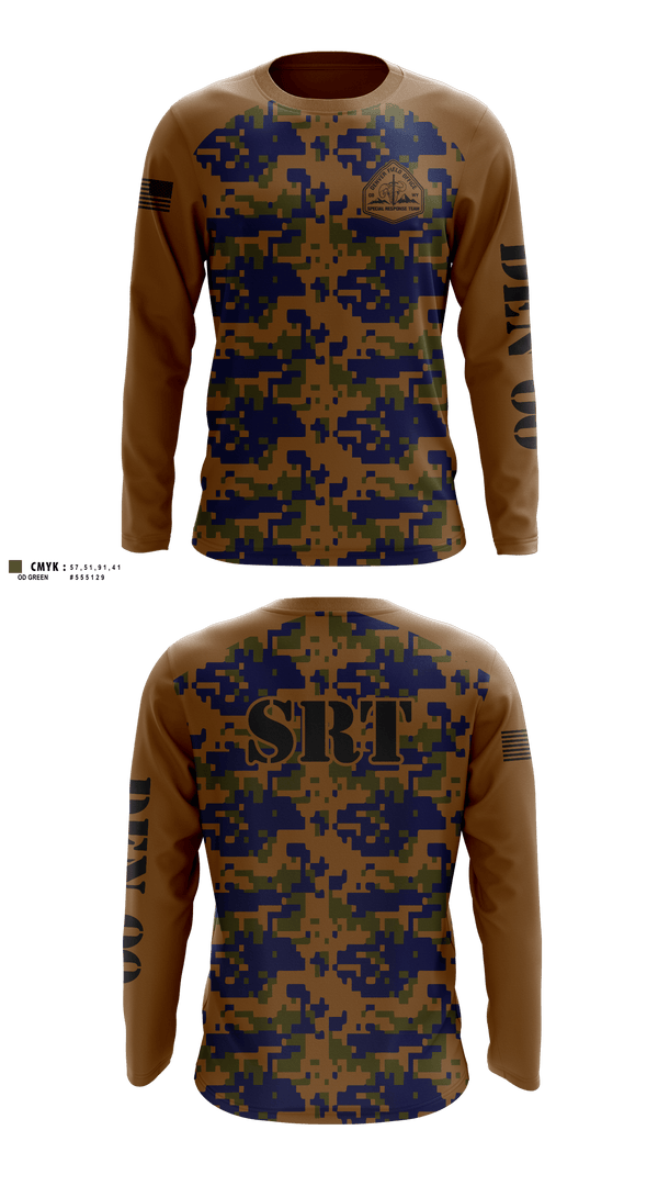 Long Sleeve Performance Shirt, Denver Special Response Team, Police, Teamtime, Team time, sublimation, custom sports apparel, team uniforms, spirit wear, spiritwear, sports uniforms, custom shirts, team store, custom team store, fundraiser sports, apparel fundraiser