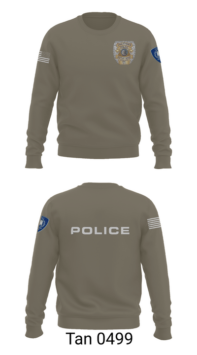 Vincennes Police Department 76255219 Crew Neck Sweatshirt - 62