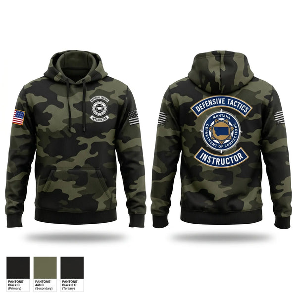 Hoodie, Flow State AthleticsMontana Department of Corrections Defensive Tactics InstructorsMontana Department of Corrections Defensive Tactics Instructors, Police, Teamtime, Team time, sublimation, custom sports apparel, team uniforms, spirit wear, spiritwear, sports uniforms, custom shirts, team store, custom team store, fundraiser sports, apparel fundraiser