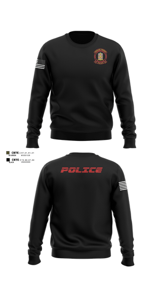 Crew Neck Sweatshirt, Douglass Township Police Department, Police, Teamtime, Team time, sublimation, custom sports apparel, team uniforms, spirit wear, spiritwear, sports uniforms, custom shirts, team store, custom team store, fundraiser sports, apparel fundraiser