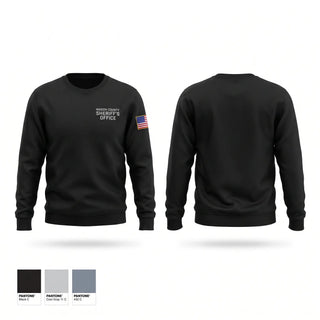 Crew Neck Sweatshirt, Mason County Sheriff’s Office, Police, Teamtime, Team time, sublimation, custom sports apparel, team uniforms, spirit wear, spiritwear, sports uniforms, custom shirts, team store, custom team store, fundraiser sports, apparel fundraiser